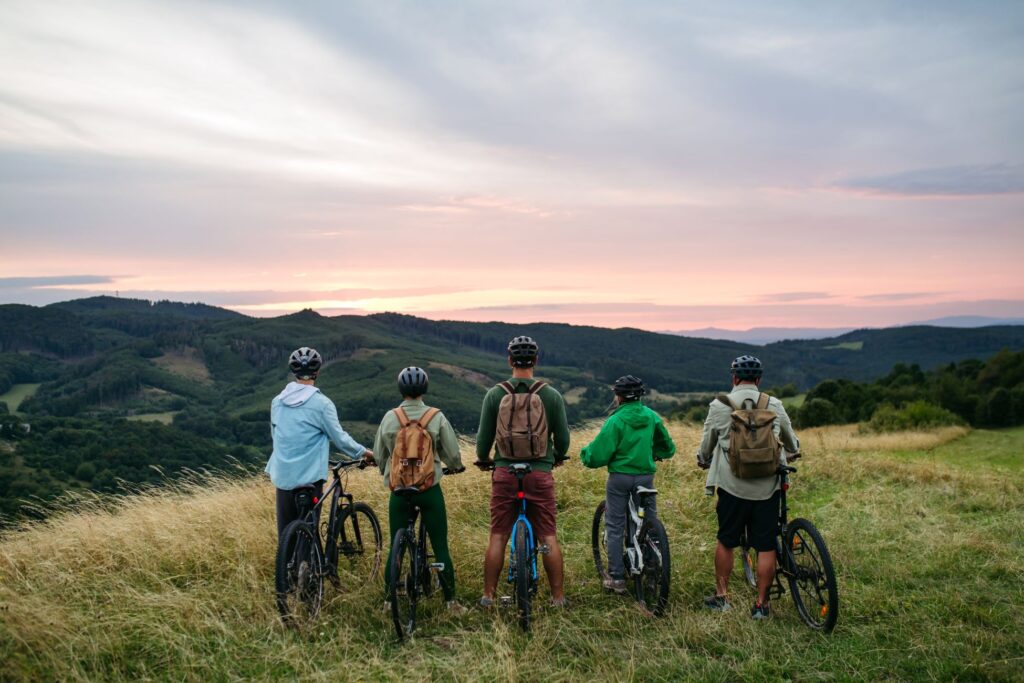 bici in val d orcia