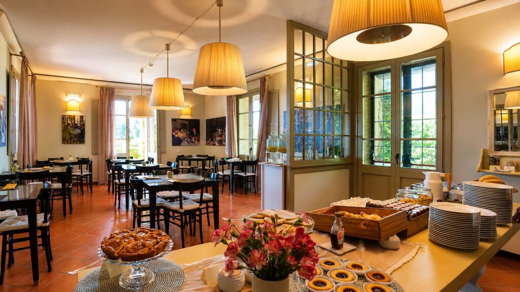hotel colazione val d'orcia