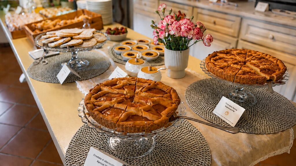 hotel colazione val d'orcia